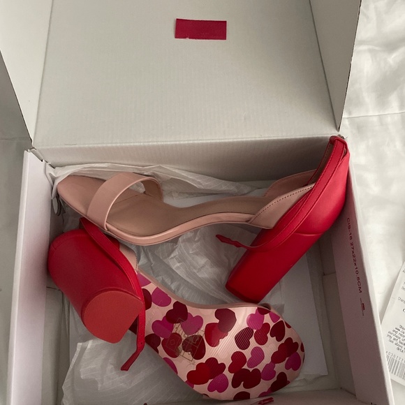Womens chunk high heels - Picture 1 of 2